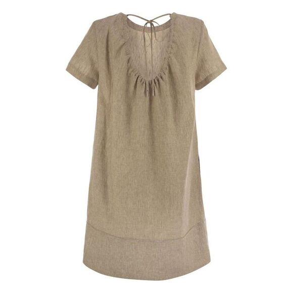 princess polly baby blue dress Linen Slip Dress Black / S main image 0